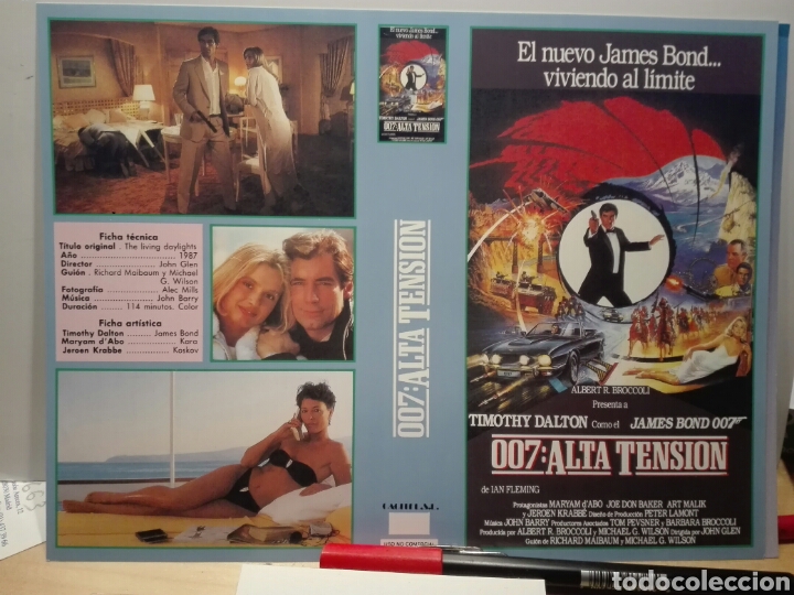 Cinema: CARATULA JAMES BOOD 007 ALTA TENSION . NUEVA