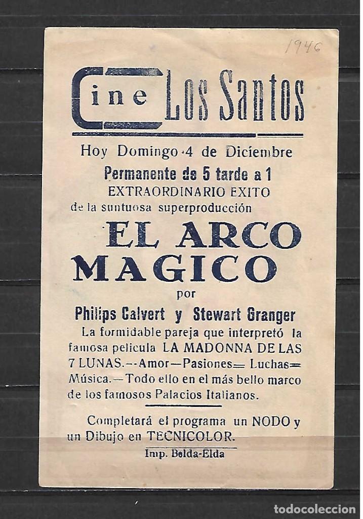 Cine: el arco m&aacute;gico, programa de mano - Foto 2