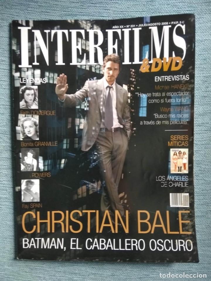 REVISTA INTERFILMS Nº 231 JULIO / AGOSTO 2008 - PORTADA CHRISTIAN BALE (Cine - Revistas - Interfilms)