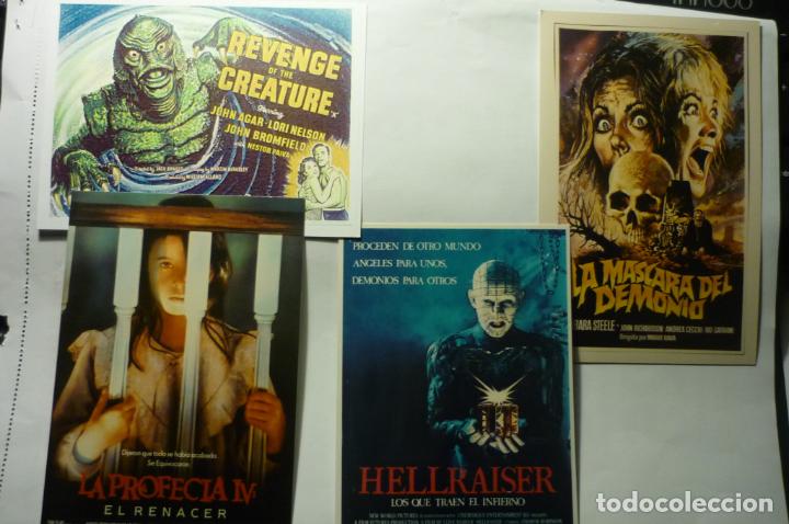 Cinema: lote reproducciones en foto peliculas terror