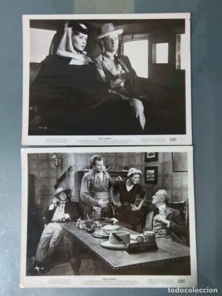 Cine: PONY EXPRESS - 2 FOTOGRAMAS - Foto 1