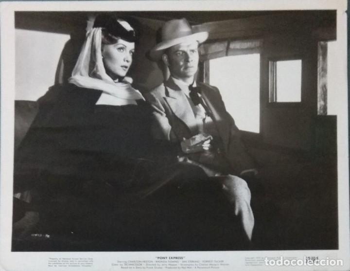 Cine: PONY EXPRESS - 2 FOTOGRAMAS - Foto 2