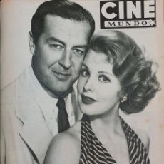 Cine: REVISTA CINE MUNDO 1955 ARLENE DAHS RAY MILLAND SOPHIA LOREN RITA HAYWORTH GRACE KELLY. Lote 209159310