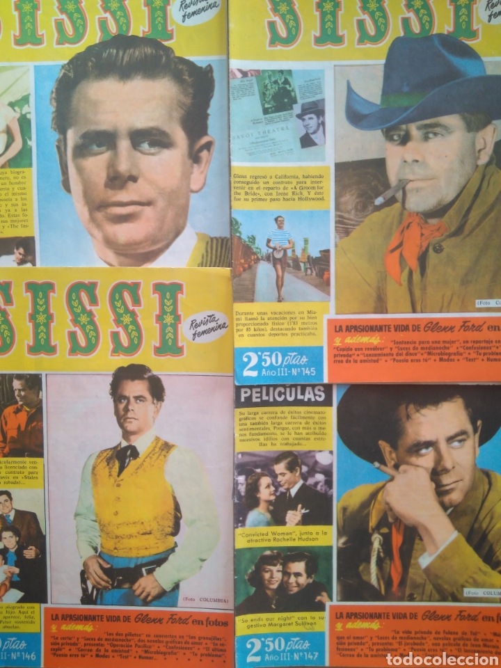 Kino: 4 REVISTA FEMENINA SISSI-la apasionante vida de GLENN FORD EN FOTOS A&Ntilde;O 1960