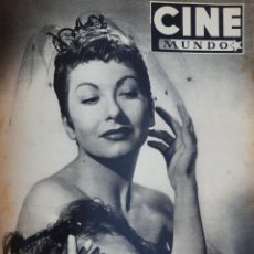 Cine: REVISTA CINE MUNDO 1953 ZIZI JEANMAIRE RITA HAYWORTH ANA MAGNANI GINA LOLLOBRIGIDA ANN BLYTH GREGOR. Lote 210065008