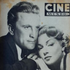 Cine: REVISTA CINE MUNDO 1953 KIRK DOUGLAS LANA TURNER LIZ TAYLOR RITA HAYWORTH LEX BARKER GINA LOLLOBRIGI. Lote 210147868