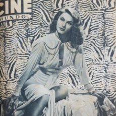 Cine: REVISTA CINE MUNDO 1952 LINDA CHRISTIAN LEX BARKER JUANITA REINA RITA HAYWORTH AURORA BAUTISTA BETTY. Lote 210285708