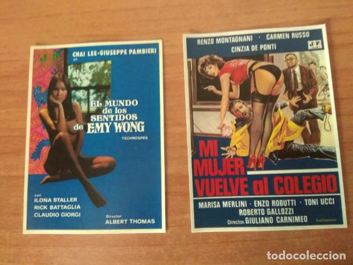 Cinema: 2 REPRODUCCIONES PELICULAS EROTICAS