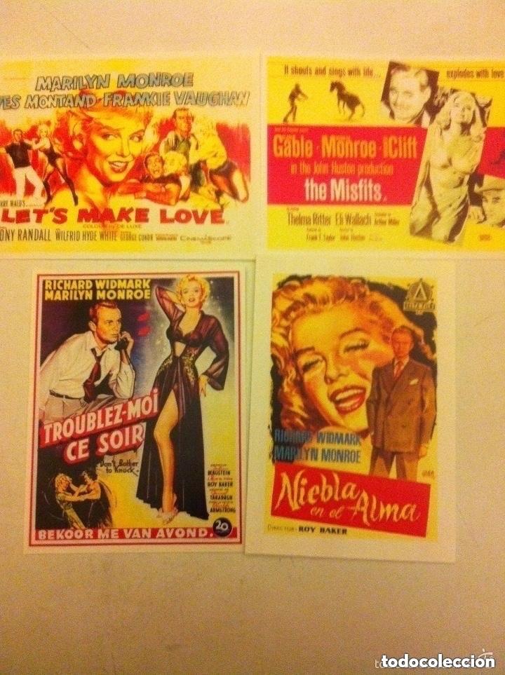 Cinema: marilyn monroe - 11 reproducciones de postales