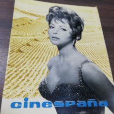 Cine: REVISTA CINESPAÑA. PORTADA SARA MONTIEL. CINE DE HUMOR. ALARCON. Nº 8. DICIEMBRE. 1961.