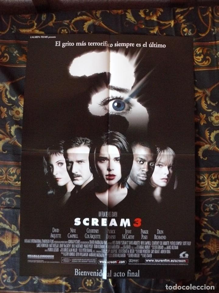 Kino: CARTEL DOBLE DE 40X60 APROX DE LAS PELICULAS: 28 dias y Scream 3