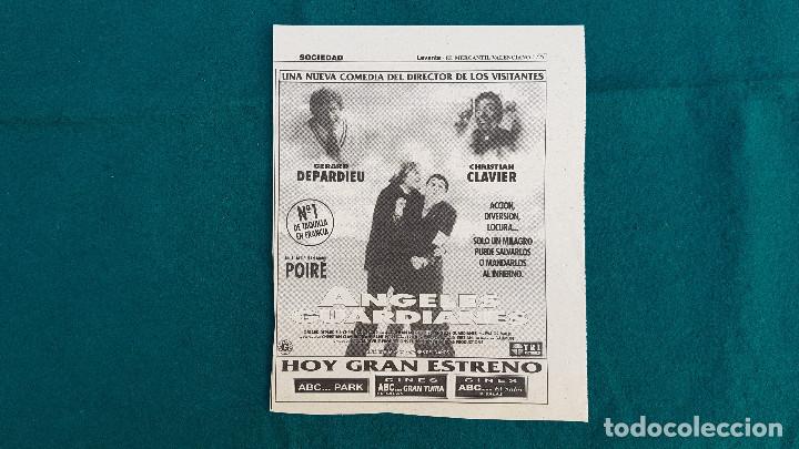 Kino: RECORTE DE PERIODICO CARTELERA ANGELES GUARDIANES