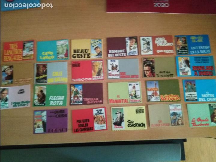 Kino: 23 ADHESIVOS CARTELES DE CINE. 7 x 4,5 cm. MUY BUEN ESTADO