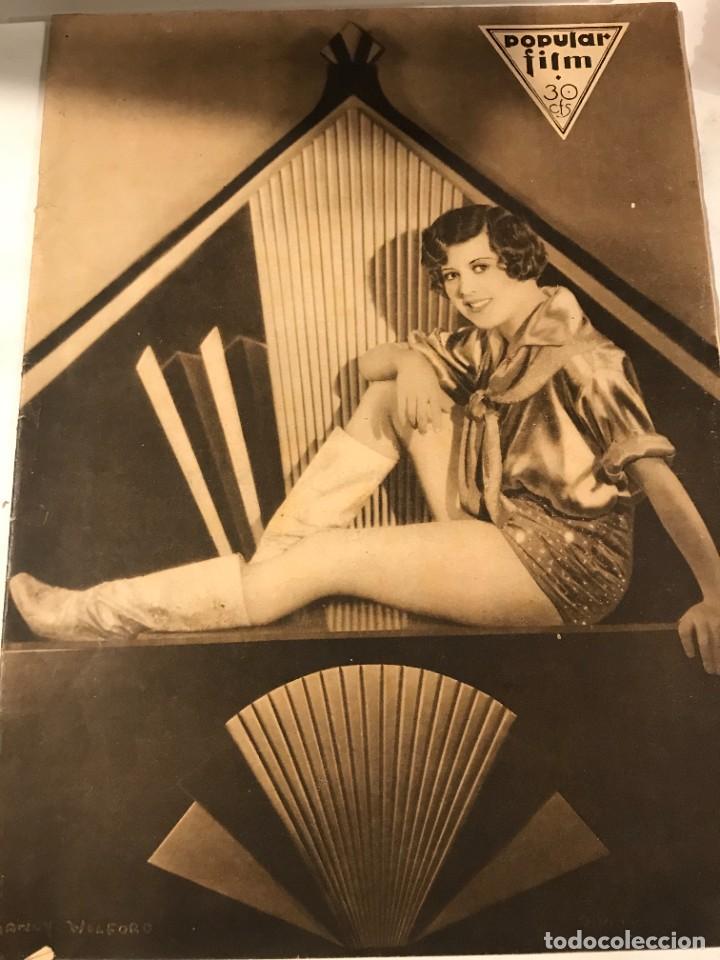 Cinéma: POPULAR FILM OCTUBRE 1930 NUM 222 NAMCY BELFORD CLAIRE WINDSOR RICARDO CORTES