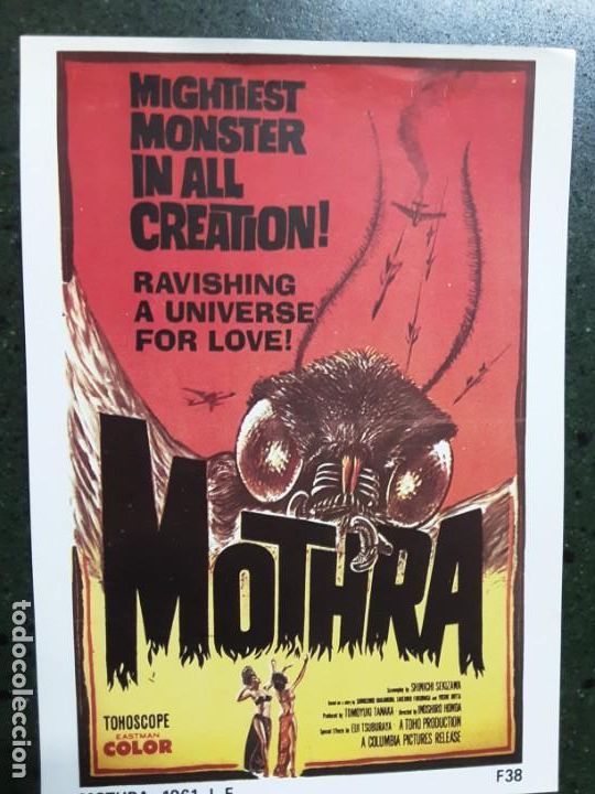 Kino: MOTHRA, COLECCI&Oacute;N ARTCINE, PROGRAMA IMPRESO EN LOS A&Ntilde;OS 80