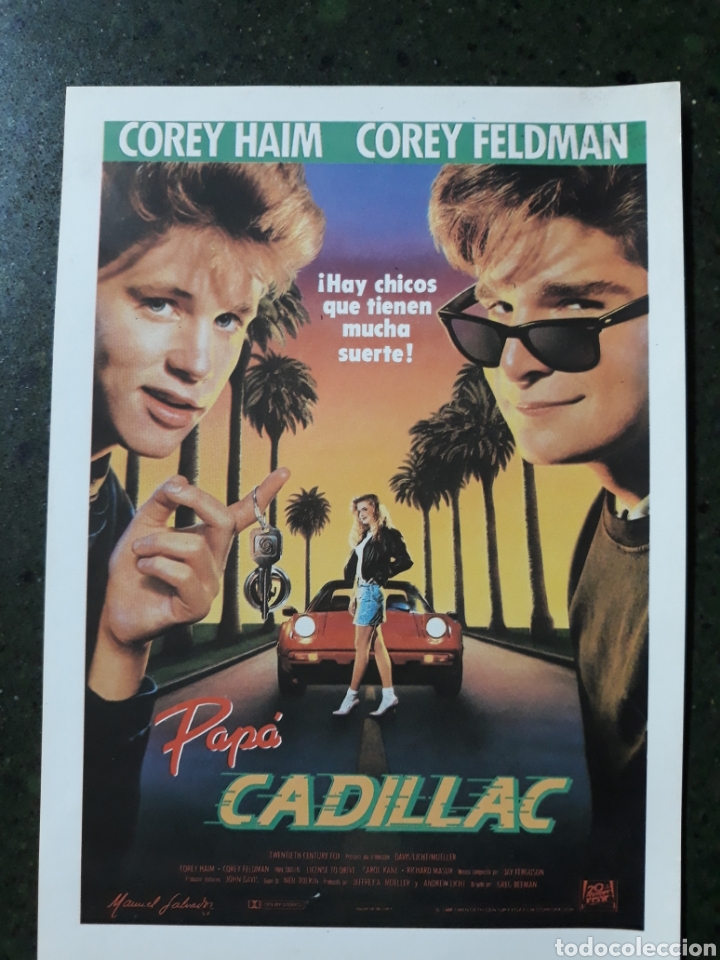 Kino: PAP&Agrave; CADILLAC , PROGRAMA IMPRESO EN LOS A&Ntilde;OS 80