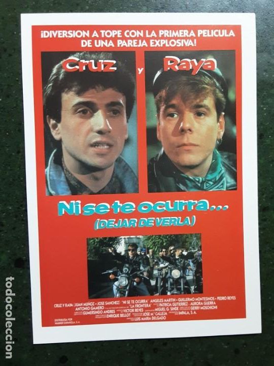 Kino: NI SE TE OCURRA...DEJAR DE VERLA, CRUZ Y RAYA, IMPRESA EN LOS A&Ntilde;OS 80