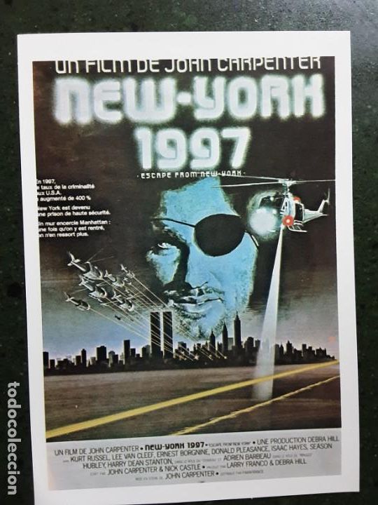Kino: NEW YORK 1997, JOHN CARPENTTER , IMPRESA EN LOS A&Ntilde;OS 80