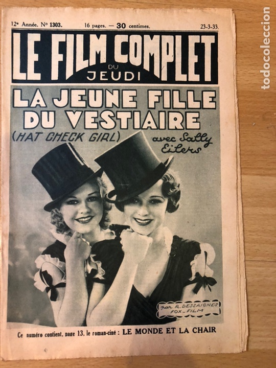 Cine: La chica del guardarropa.Sally Eilers Ben Lyon - Foto 1