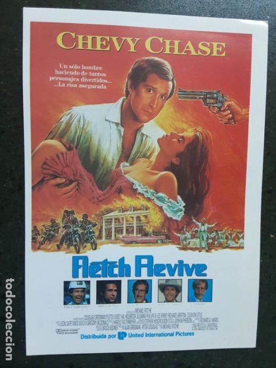 Kino: FLETCH REVIVE, CHEVY CHASE, IMPRESO EN LOS A&Ntilde;OS 80