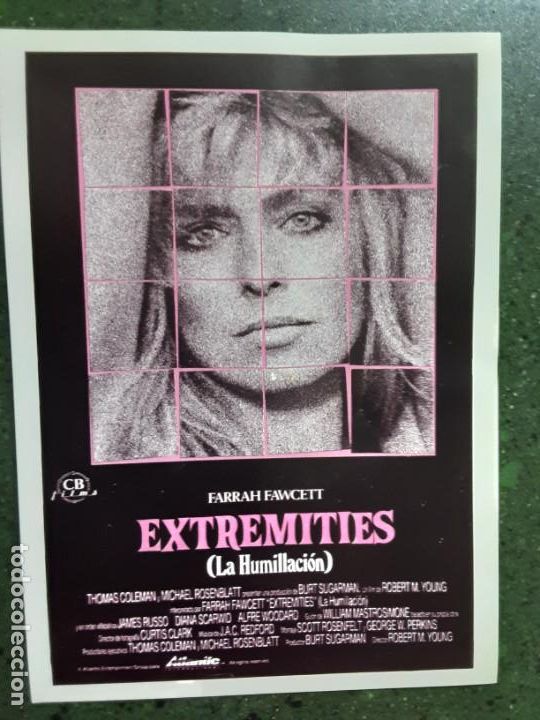 Kino: EXTREMITIES, LA HUMILLACI&Oacute;N, FARRA FAWCETT, IMPRESO EN LOS A&Ntilde;OS 80