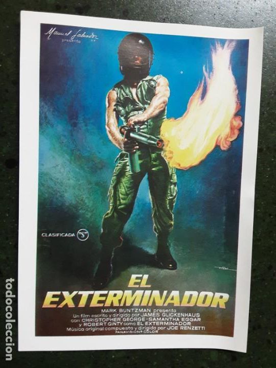 Kino: EL EXTERMINADOR, CON SAMANTHA EGGAR, IMPRESO EN LOS A&Ntilde;OS 80