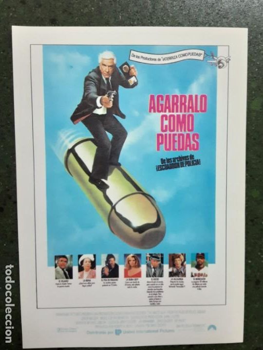 Kino: AGARRALO COMO PUEDAS, LESLIE NIELSEN, IMPRESO EN LOS A&Ntilde;OS 80