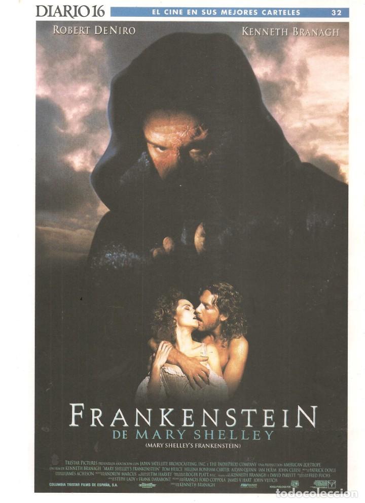 Cine: EL CINE EN SUS MEJORES CARTELES: FRANKENSTEIN / LINEA DE FUEGO / LAS COSAS QUE NUNCA./ HA NACIDO
