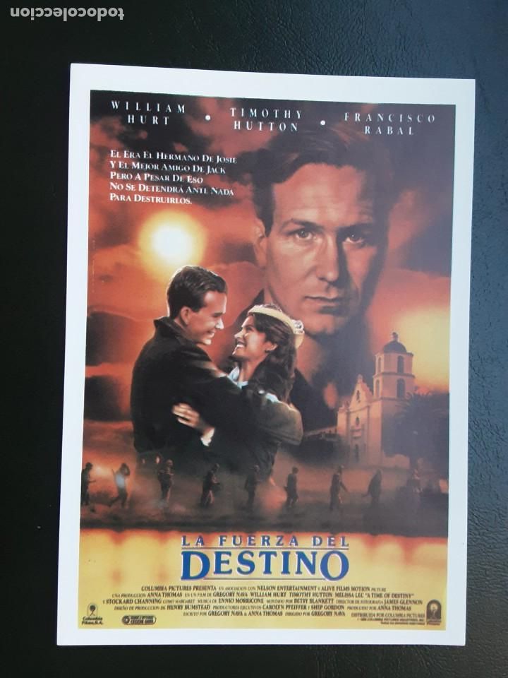 Kino: LA FUERZA DEL DESTINO WILLIAM HURT, SENCILLO IMPRESO EN LOS A&Ntilde;OS 80