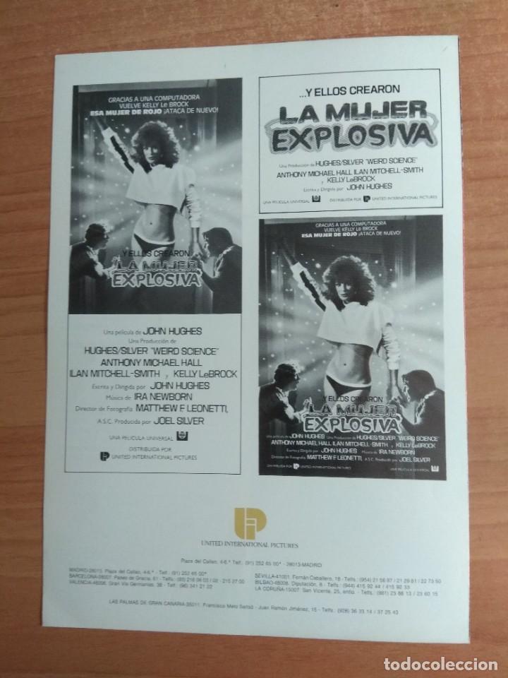 Cine: G11.-GUIA DE LA PLICULA.- LA MUJER EXPLOSIVA - Foto 3