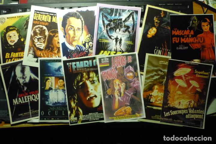 Kino: lote reproducciones peliculas terror foto-postal-papel