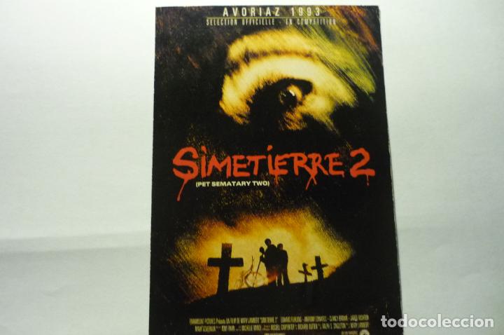 Cinema: tarjeta cartel extranjero simetierre 2