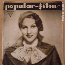 Cine: T - REVISTA POPULAR-FILM - Nº 349 - AÑO VIII - 20 ABRIL 1933 - SIDNEY FRANKLIN TORERO AMERICANO