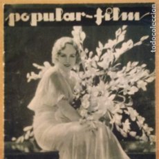 Cine: T - REVISTA POPULAR-FILM - Nº 354 - AÑO VIII - 25 MAYO 1933 - ADRIENNE AMES