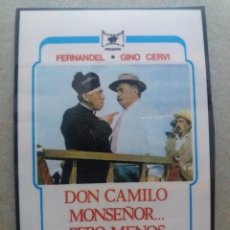 Cinema: DON CAMILO MONSEÑOR...PERO MENOS