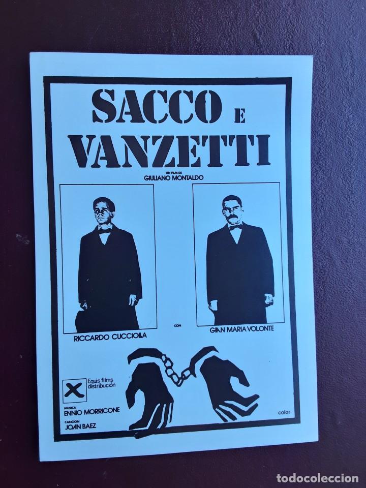Kino: SACCO E VANZETTI, IMPRESA EN LOS A&Ntilde;OS 80