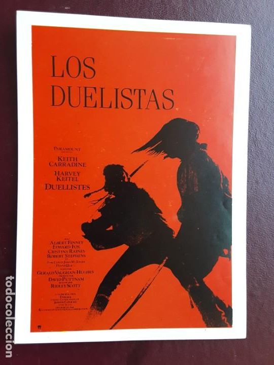 Kino: LOS DUELISTAS, HARVEY KEITEL, IMPRESA EN LOS A&Ntilde;OS 80