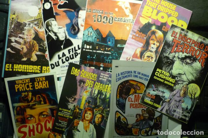 Kino: LOTE REPRODUC.CARTELES TERROR ESPA&Ntilde;OLES Y EXTRANJEROS PAPEL Y FOTO