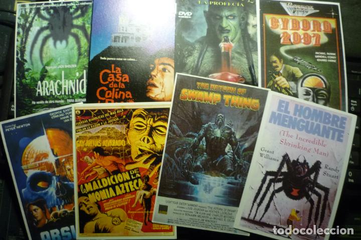 Kino: lote cartelitos espa&ntilde;oles y extranjeros peliculas terror
