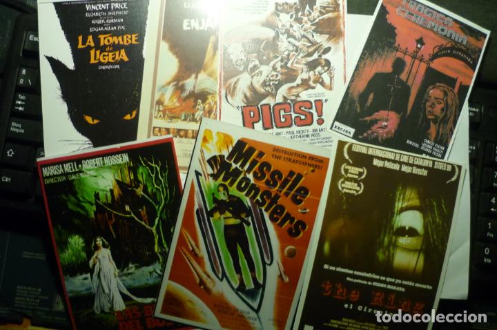 Kino: lote carteles terror espa&ntilde;oles y extranjeros foto y papel