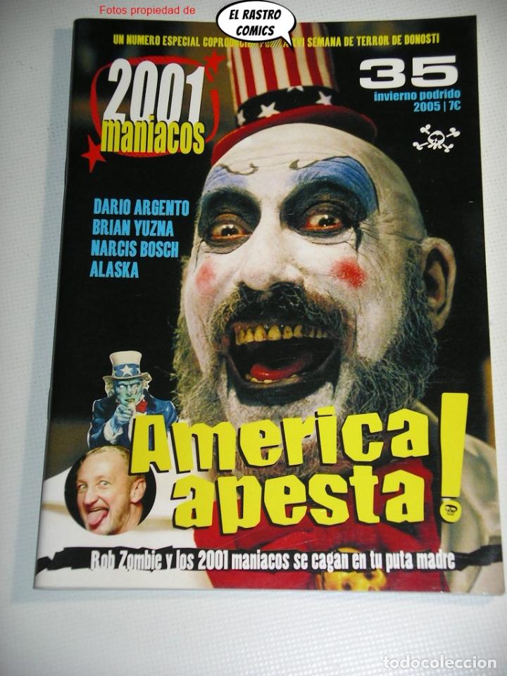 Cinema: 2000 Maniacos n&ordm; 35, America apesta!, ed. Manuel Valencia, cine freak bizarro terror, 2.000, B2