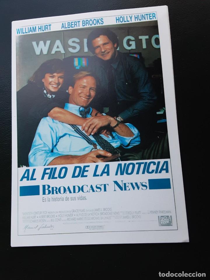 Kino: AL FILO DE LA NOTICIA, WILLIAM HURT, IMPRESO EN LOS A&Ntilde;OS 80