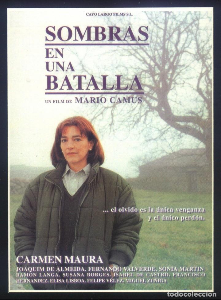 Kino: Q-09296- Sombras en una batalla (FICHA T&Eacute;CNICA) Carmen Maura - Joaquim de Almeida - Tito Valverde