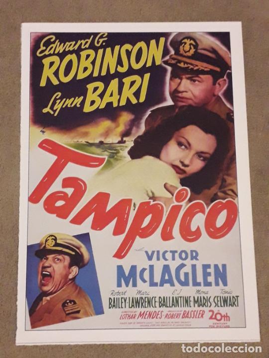Kino: FICHA CINE BELICO, TAMPICO (1944) EDWARD G. ROBINSON, LYNN BARI, VICTOR McLAGLEN