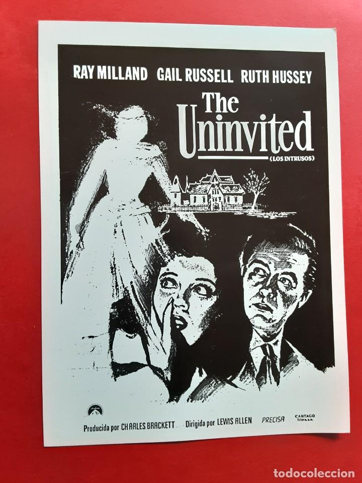 Kino: LOS INTRUSOS, THE UNINVITED, RAY MILLAND, IMPRESO EN LOS A&Ntilde;OS 80