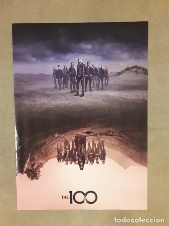 Kino: SERIE TV THE 100 (LOS 100), HOJA DE REVISTA, EN EL REVERSO FICHA TECNICA Y TEXTO