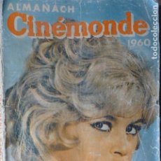 Cine: BRIGITTE BARDOT ALMANACH MAGZINE CINEMONDE 1960. Lote 246877905