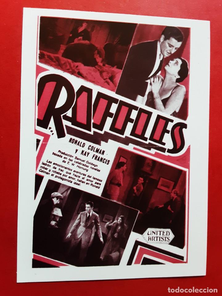 Kino: RAFFLES, RONALD COLMAN, KAY FRANCIS, IMPRESO EN LOS A&Ntilde;OS 80