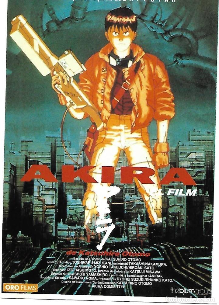 Cine: AKIRA. Postal de la pel&iacute;cula - Foto 1