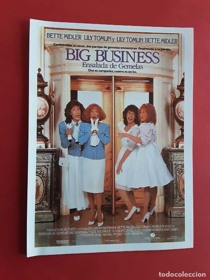 Kino: BIG BUSINESS, ENSALADADE GEMELAS, BETTE MIDLER, MPRESO EN LOS A&Ntilde;OS 80